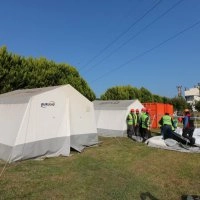 BURULAŞ personeline AFAD koordinasyonunda çadır kurma eğitimi