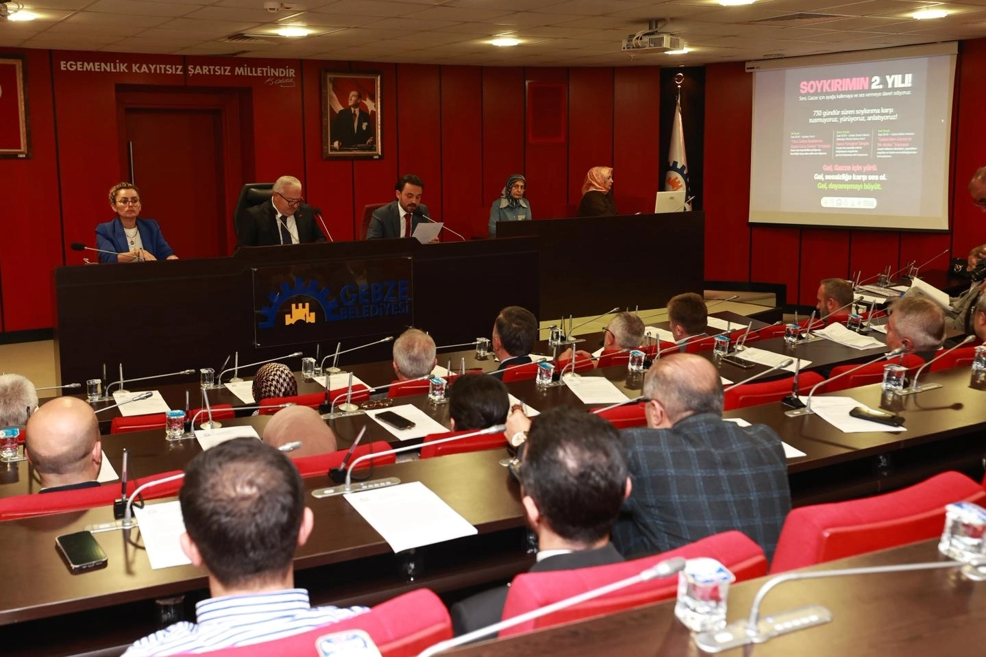 Kocaeli Gebze meclisinden Gazze’ye oy birliğiyle yardım kararı