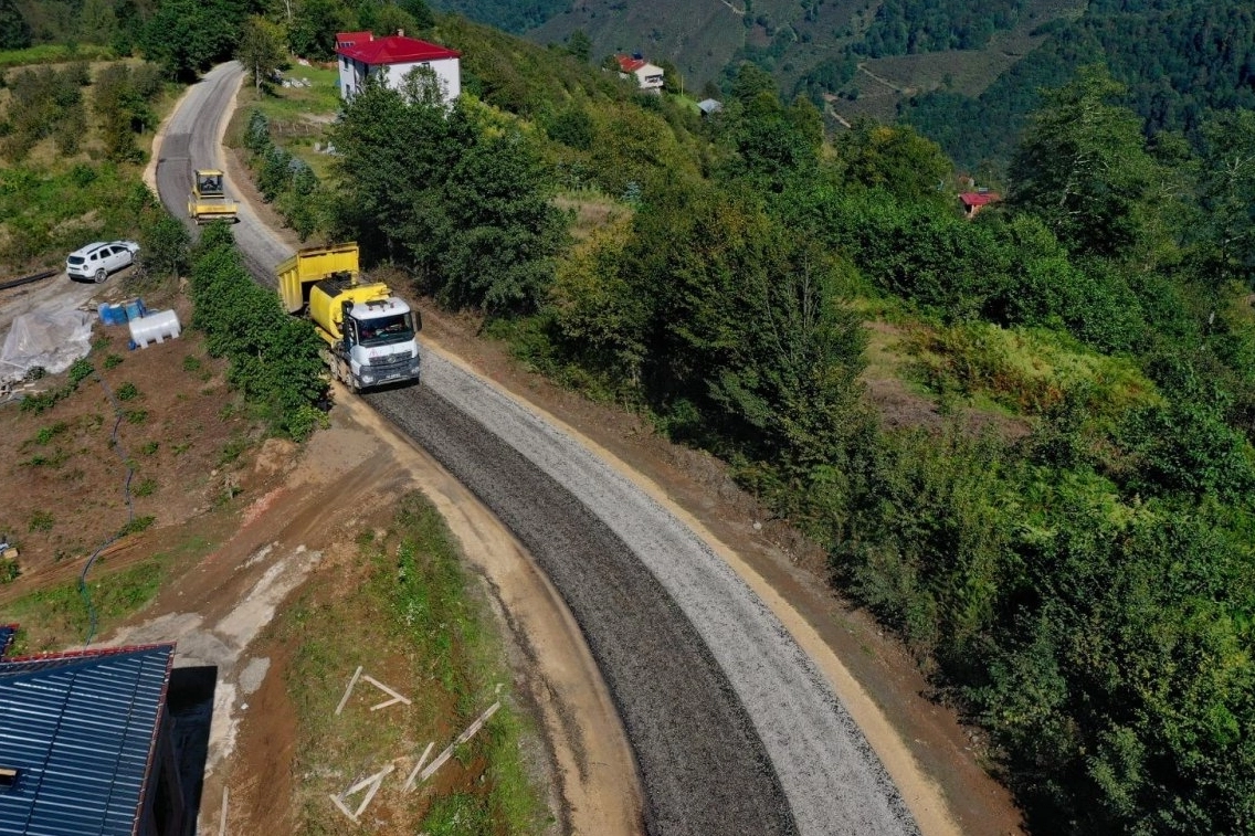 Ordu’da yol özlemi asfaltla son buldu
