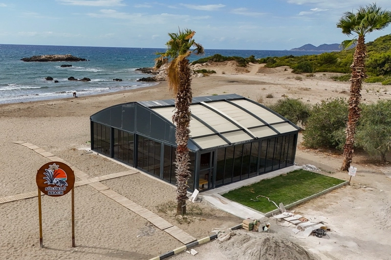 Sülüklü Beach ve Mimoza Cafe Kış Konseptiyle Hizmete Başladı