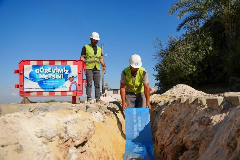Mersin’de altyapı çalışmaları hız kesmeden sürüyor