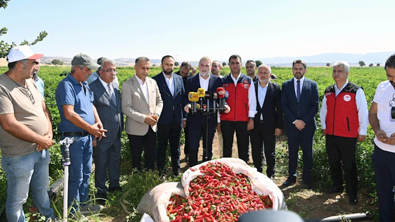 Başkan Görgel; “Coğrafi İşaretli Maraş Biberimizin Hasadı Bereketli Olsun”