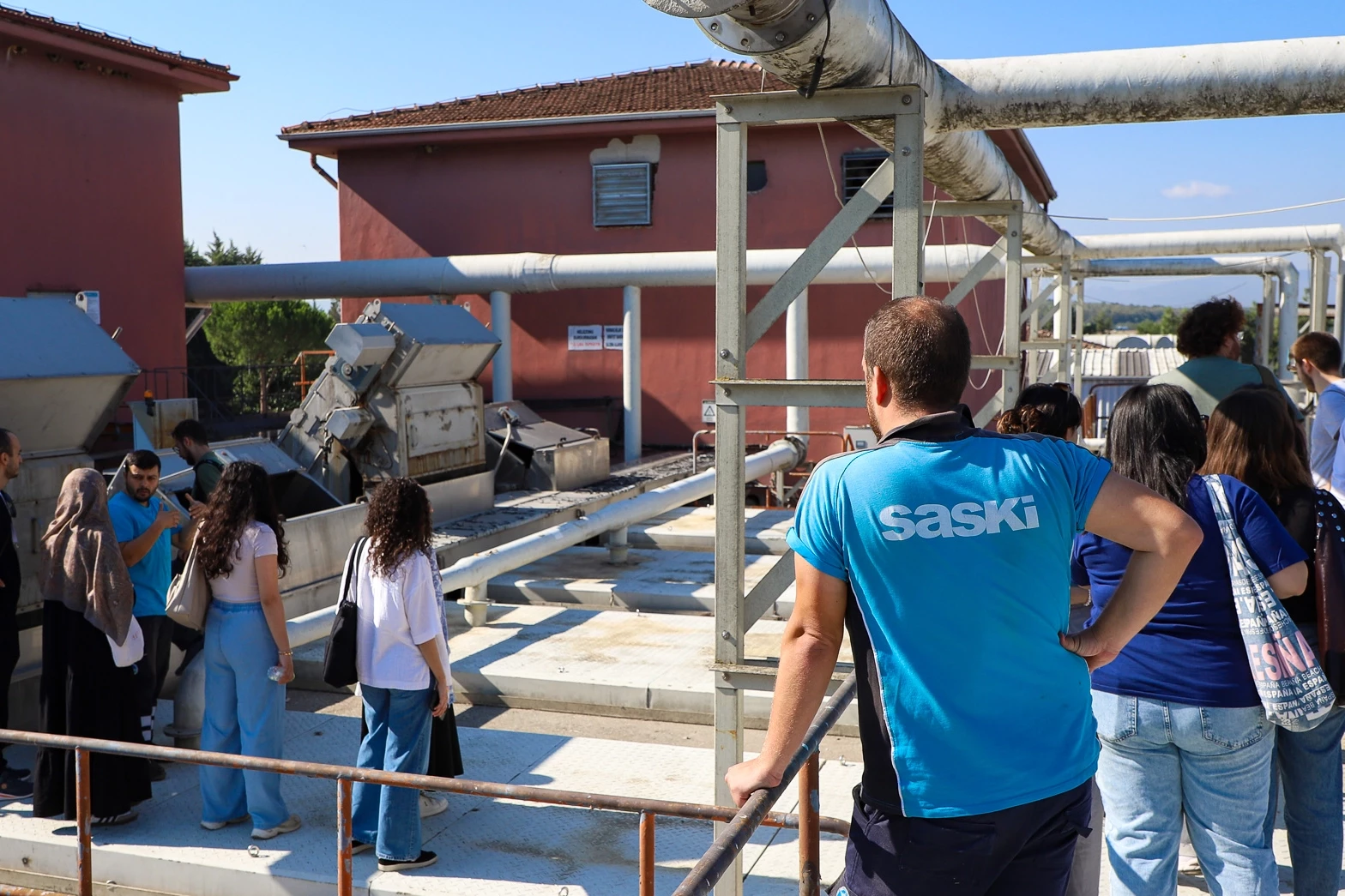 Geleceğin hekimleri atık su süreçlerini yerinde gözlemledi