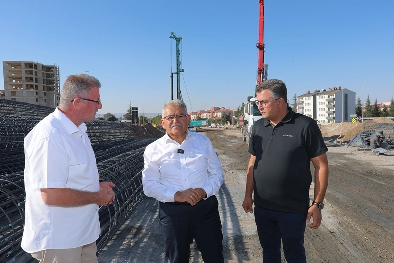 Büyükşehir’in 191 Milyon TL’lik Meteoroloji Katlı Kavşağı Çalışmaları Hızla Sürüyor