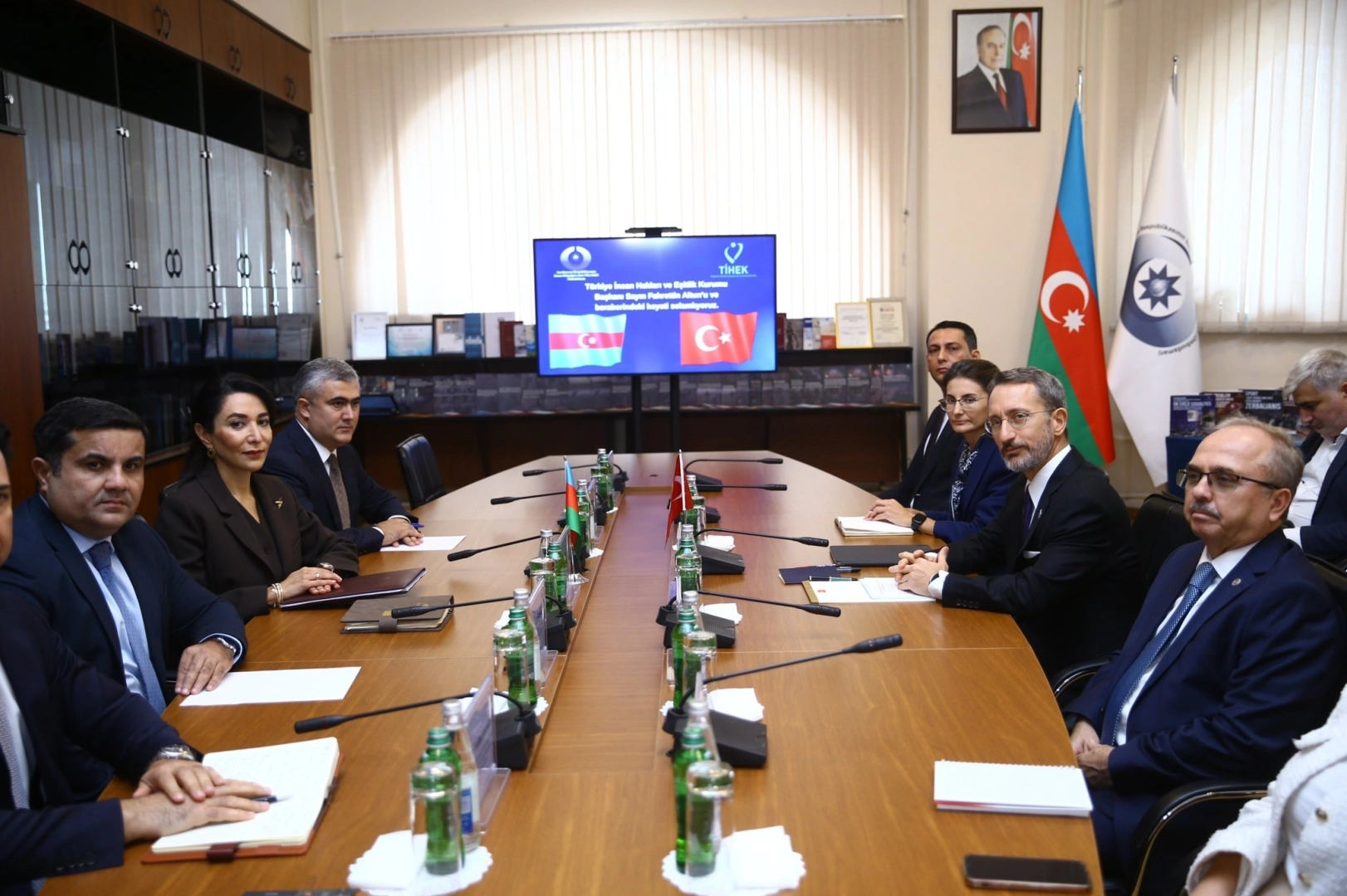 TİHEK Başkanı Fahrettin Altun Bakü’de