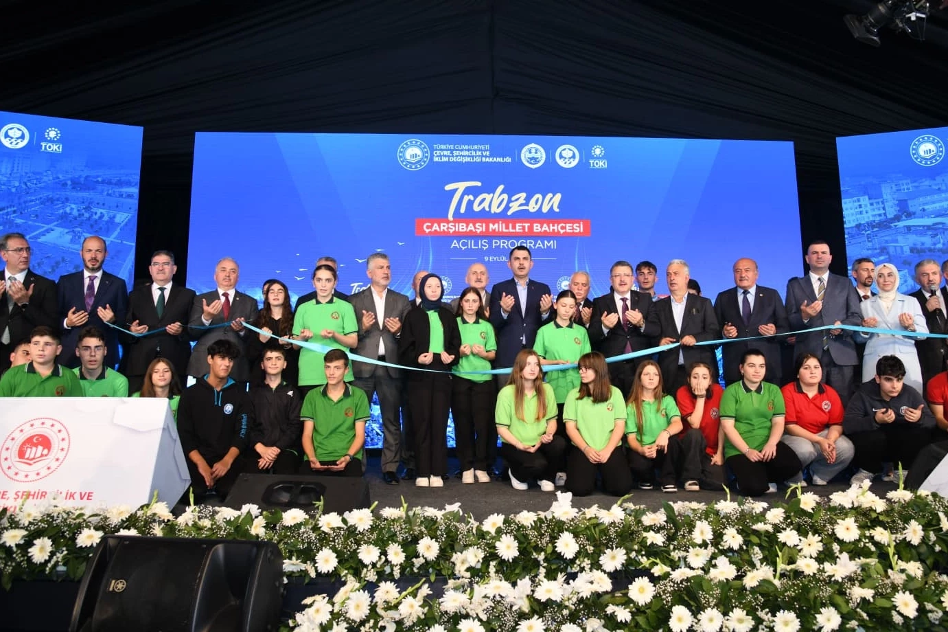 Trabzon Çarşıbaşı Millet Bahçesi törenle açıldı